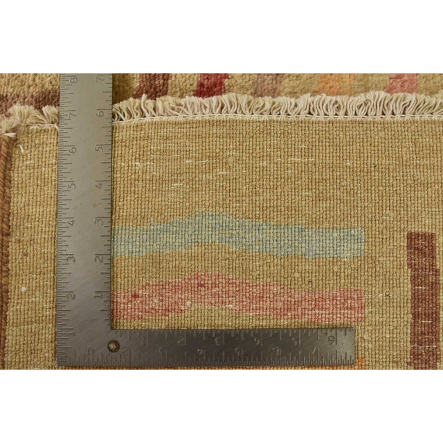 Gabbeh Rug 5’8” X 8’4” Beige Wool Contemporary Hand-Knotted Carpet For Sale - Image 12 of 12