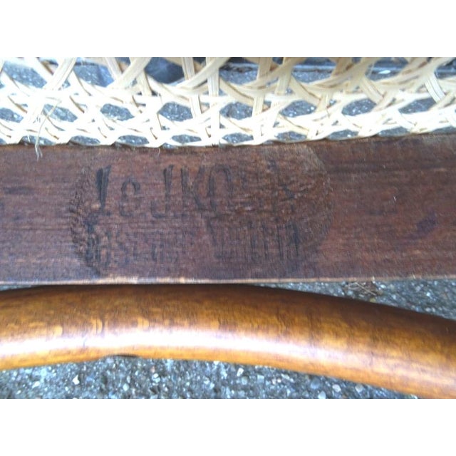 Curved Wooden No. 248 A Chair from J & J Kohn, 1910 For Sale - Image 10 of 11