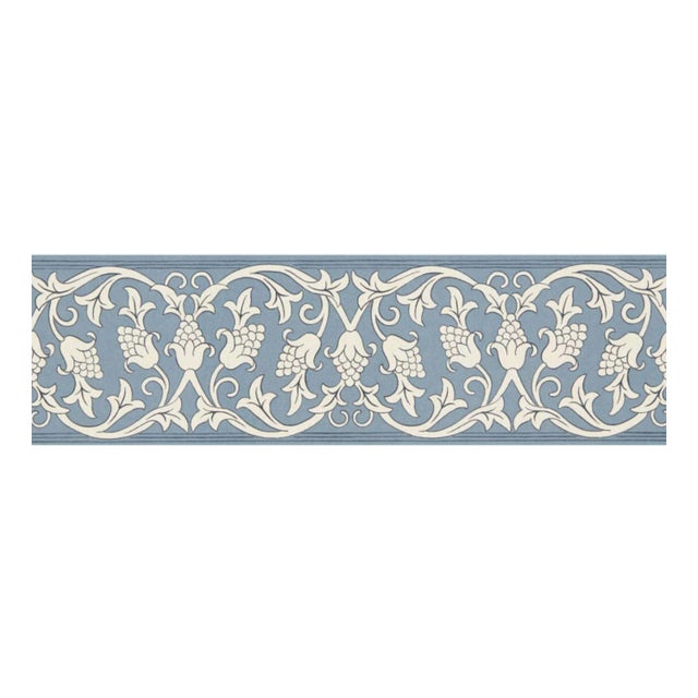 Morris & Co. St Johns Border Wallpaper in River Wandle For Sale