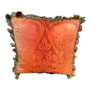 Bevelacqua Ombre Silk Damask Pillow