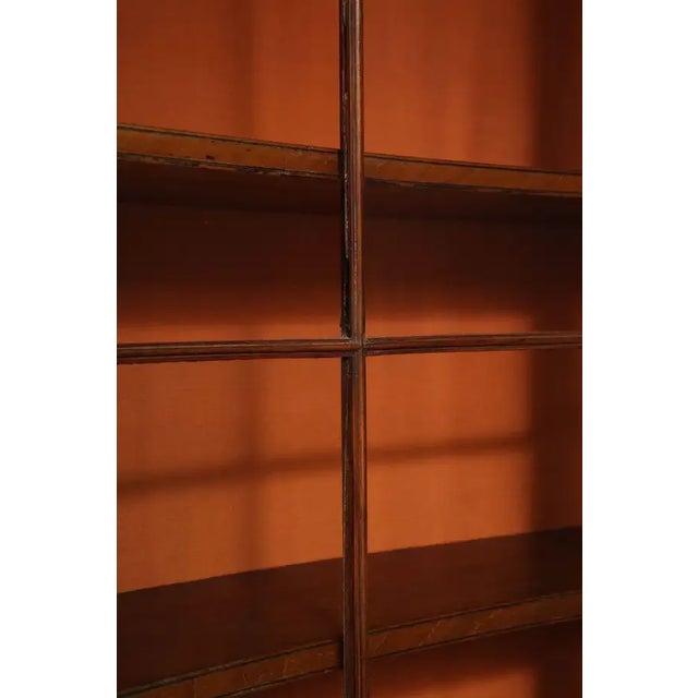 Mid 19th Century A Curved French Walnut Bibliothèque (One of Two) For Sale - Image 5 of 10