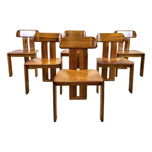 Sapporo Chairs by Mario Marenco for Mobilgirgi, 1970s, Set of 6 For Sale
