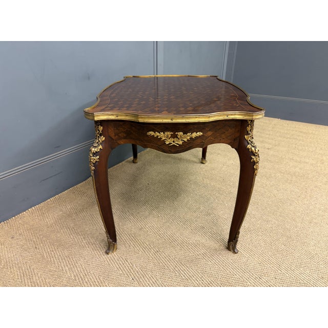French Parquetry Coffee Table, 1910 For Sale - Image 9 of 14