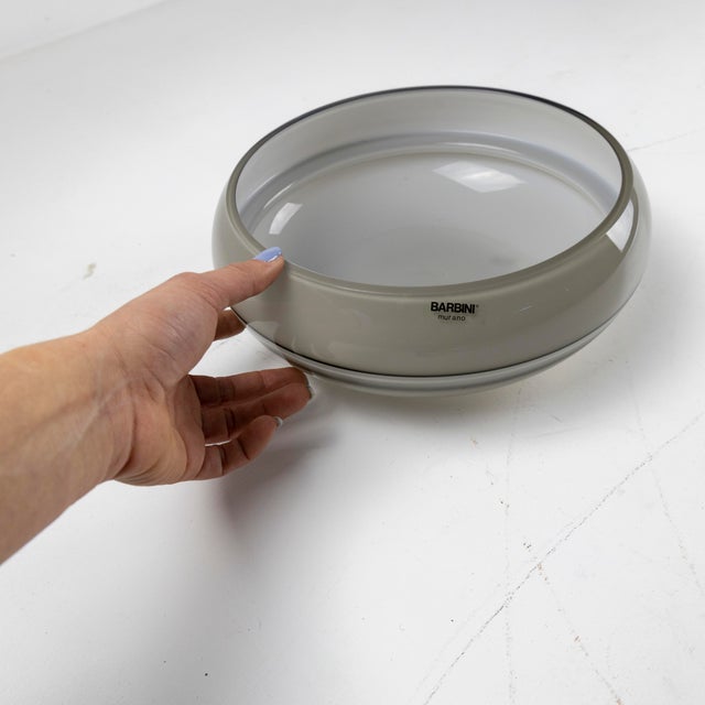 Glass Bowl by Alfredo Barbini, 1980s For Sale - Image 6 of 8