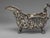 Metal 19th Century Rococo Bigelow, Kennard & Co. Sterling Silver Floral Repoussé Sauce Boat For Sale - Image 7 of 11