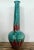 Mid-Century Modern Vintage Tall Ceramic Glazed Ribbed Vase For Sale - Image 3 of 12