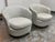 Modern Rodolfo Dordoni for Minotti Jacques Swivel Armchairs, Pair For Sale - Image 3 of 12