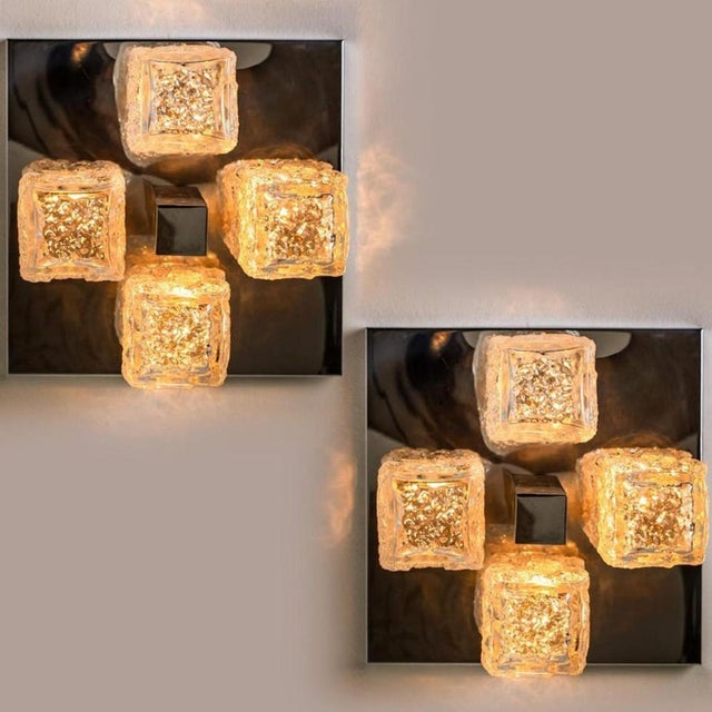 Brutalist Flush Mounts from Hillebrandt, 1970s, Set of 2 For Sale - Image 16 of 17