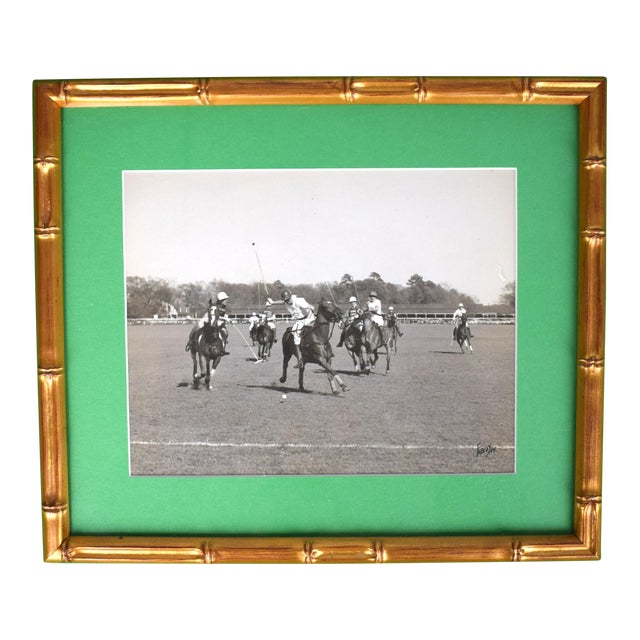 Mid 20th Century Aurora Polo Match at Aiken, Sc, Framed For Sale