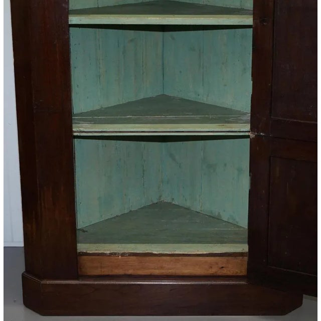 Solid Hardwood Corner Cupboard, 1760s For Sale - Image 17 of 18