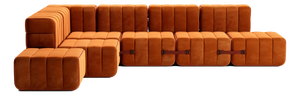 Large Flexible Corner Sofa from Ambivalenz, Set of 12