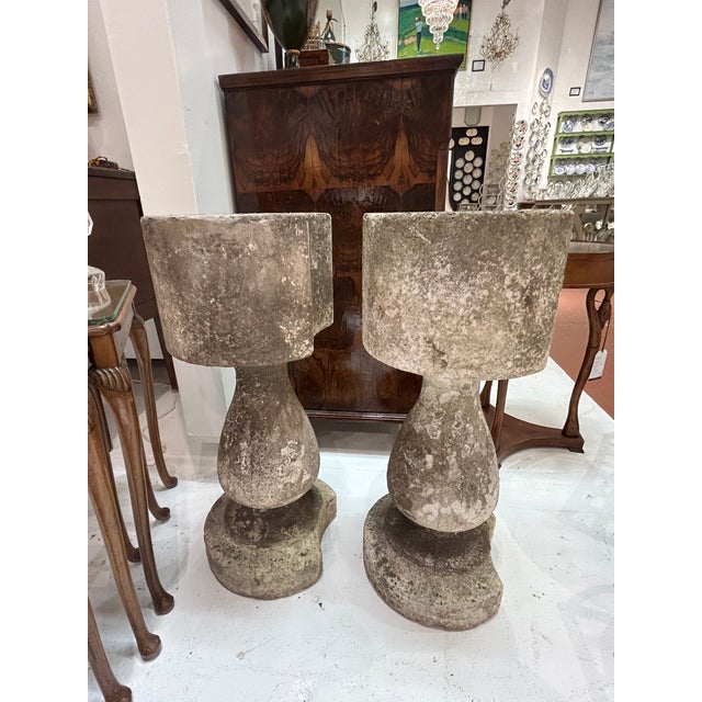 This pair of French Jardinieres came from a chateau in the Loire Valley in France.