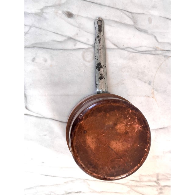 Vintage Copper Sauce Pan For Sale In Milwaukee - Image 6 of 8