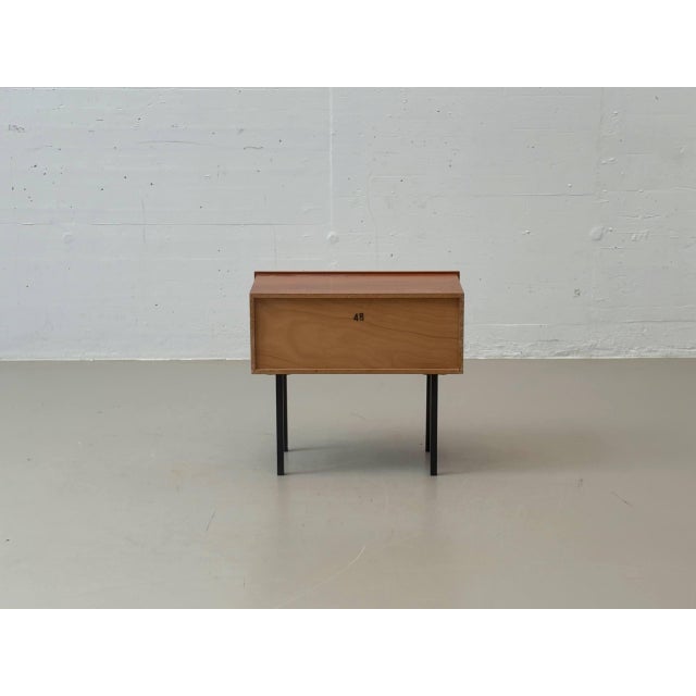Mid-Century Bedside Table with Drawers, 1950s For Sale - Image 13 of 14