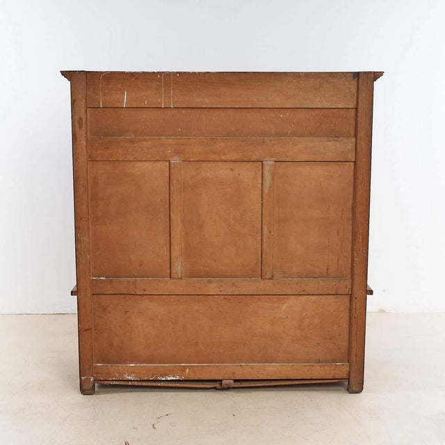 Wood Walnut Bench, Early 1900s For Sale - Image 7 of 9