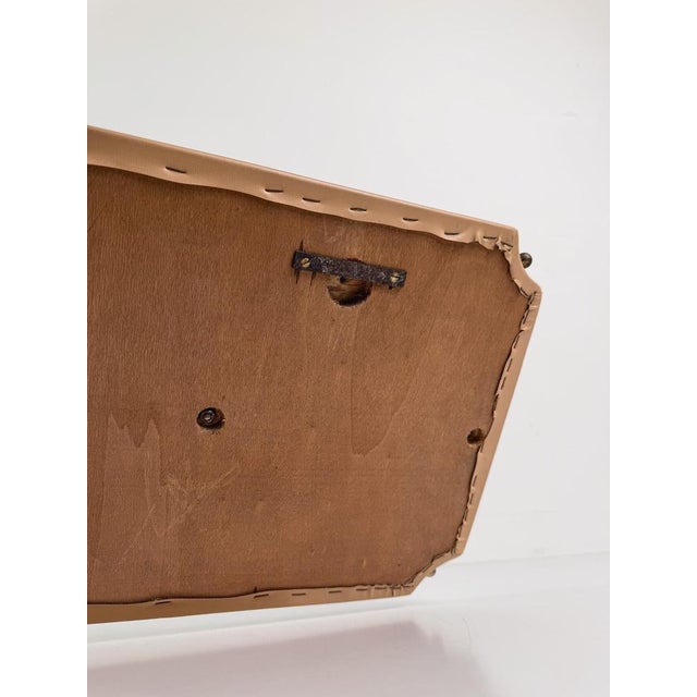 Mid-Century Modern Italian Wall Coat Rack with Brass Oval Frames , 1960s For Sale - Image 17 of 18