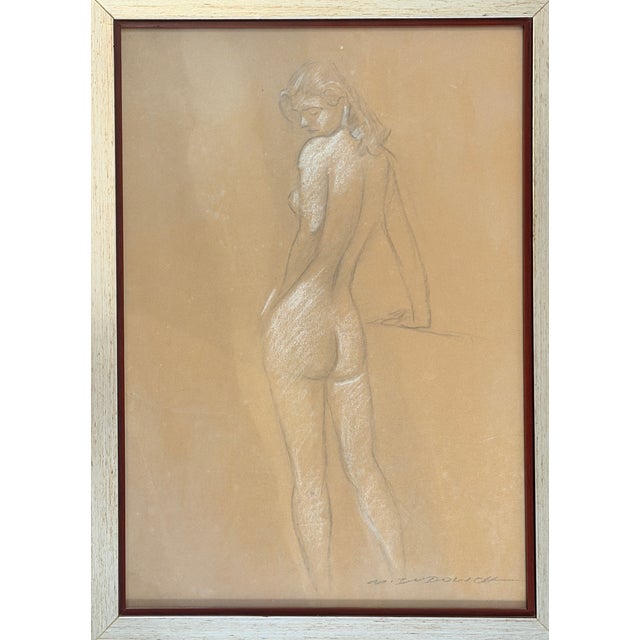 Dudovich, Nude Female Figure, 20th Century, Drawing on Paper For Sale - Image 6 of 6