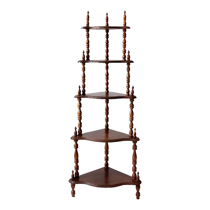 Antique Corner Shelf Chairish