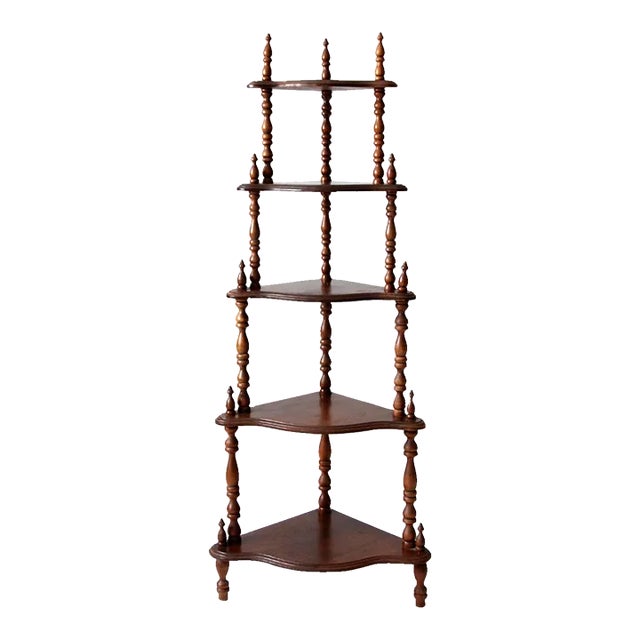 Antique Corner Shelf Chairish