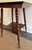Victorian Antique Barley Twist Side Table With Brass and Glass Ball Feet For Sale - Image 3 of 11