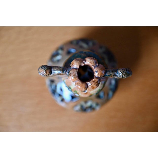 Ceramic Anthropomorphic Art Brut Sculpture in Glazed Terracotta, 1960s For Sale - Image 7 of 9