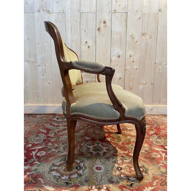 Artist: None Period: 20th century Style: Louis 15th - Transition Condition: Perfect condition Material: Linen Length:...