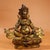 This is a finely crafted antique gilt bronze sculpture of Yellow Jambhala, the Buddhist deity of wealth and prosperity ....