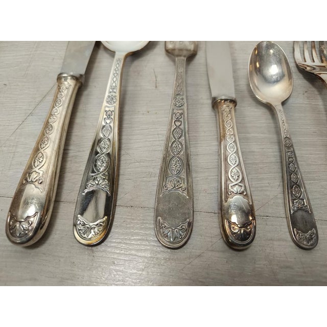 1970s Cutlery Set with Box from Christofle, 1970s, Set of 114 For Sale - Image 5 of 18