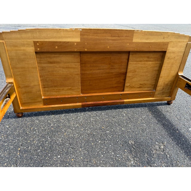 Vintage 1940’s Art Deco Bedframe For Sale - Image 9 of 11