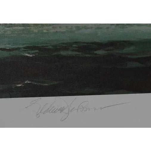 Artist: Eldred Clark Johnson, American (1926 - ) Title: Morning Departure, New York Harbour Year: circa 1975 Medium:...