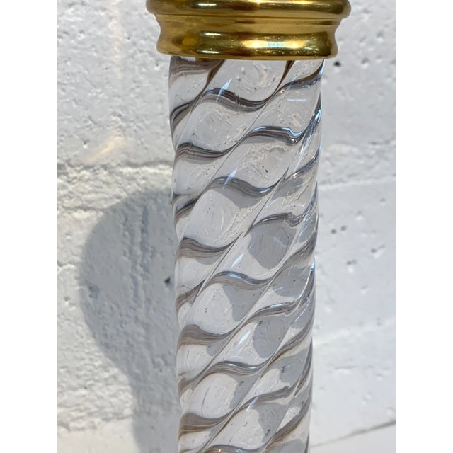 Early Glass and Ormolu Candlesticks For Sale - Image 11 of 12