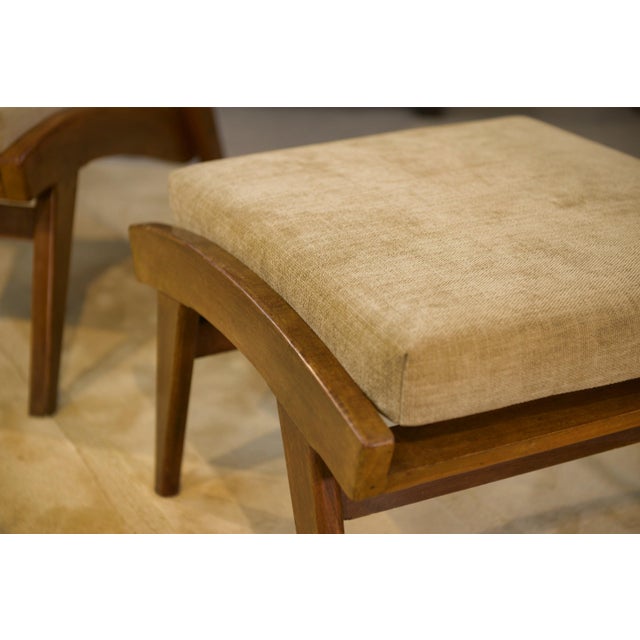 Scandinavian Armchair and Ottomans, 1960s, Set of 3 For Sale - Image 6 of 16