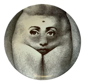 Fornasetti Tema E Variazioni Porcelain Plate #281