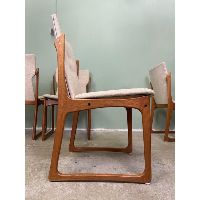 Mid-Century Modern Teak Dining Chairs, 1960s, Set of 4 For Sale - Image 5 of 12