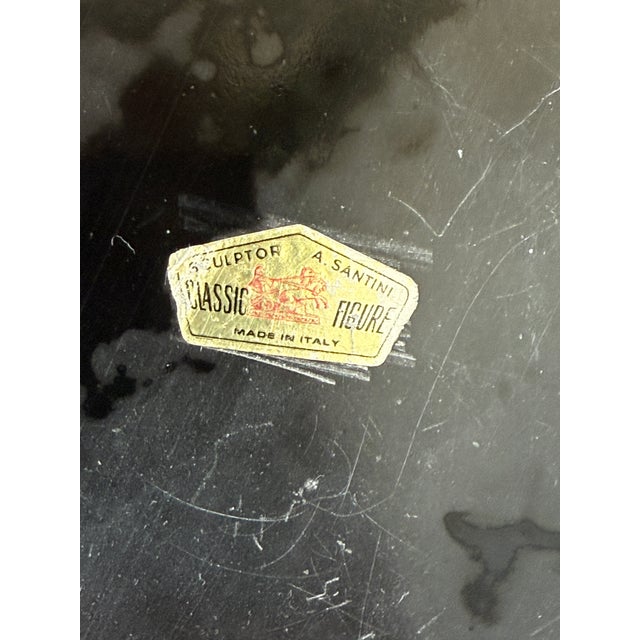 Mid-20th Century Italian A. Santini Sculptural Doves on Marble Bases – Pair For Sale - Image 11 of 12