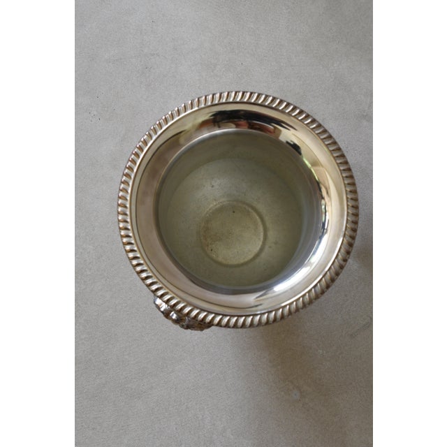 Mid 20th Century Vintage Silverplate Wine Cooler Urn For Sale - Image 5 of 5