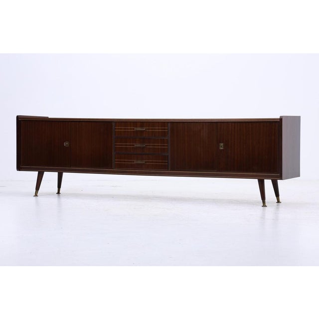 Mid-Century High-Gloss Sideboard, 1960s For Sale - Image 4 of 14