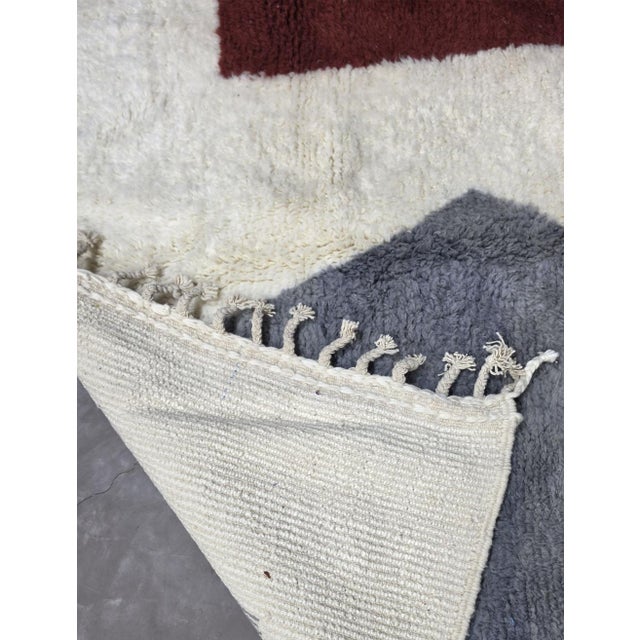 Contemporary Contemporary Moroccan Wool Rug - 9.8 X 6.7 Ft For Sale - Image 3 of 6