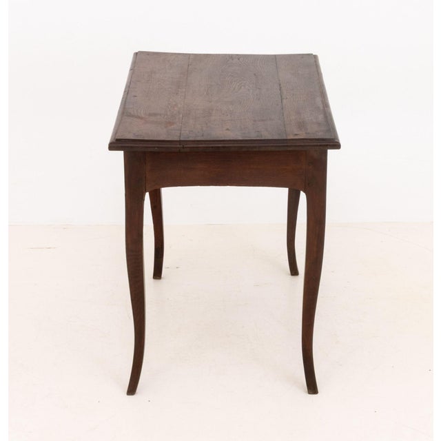Wood French Provincial Oak Side Table For Sale - Image 7 of 8