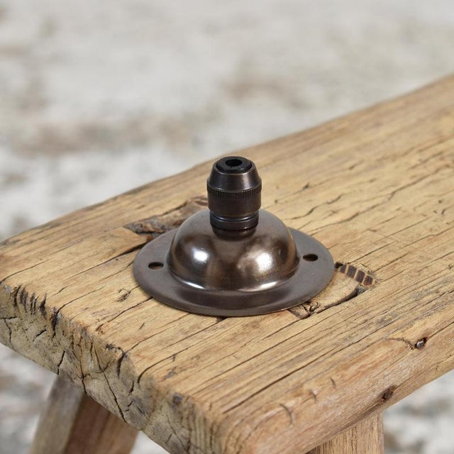 Glass Glass Pendant Light from Holophane, 1940s For Sale - Image 7 of 8