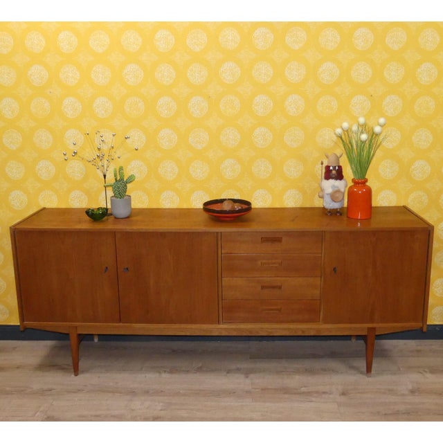 Mid-Century Danish Teak Sideboard, 1960s For Sale - Image 4 of 16
