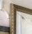 Louis Vuitton Seven Years Wall Mirror with Gold-Plated Wooden Frame by Barberini & Gunnell For Sale - Image 4 of 8