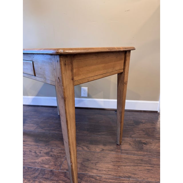 19th Century Pine Hall Table / Desk For Sale - Image 9 of 12