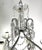 1930s French (4) Light Rock Crystal Beaded Chandelier C. 1930's For Sale - Image 5 of 11