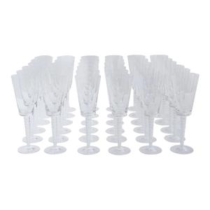 Steuben Crystal All Purpose Evening Goblets, Set of 36
