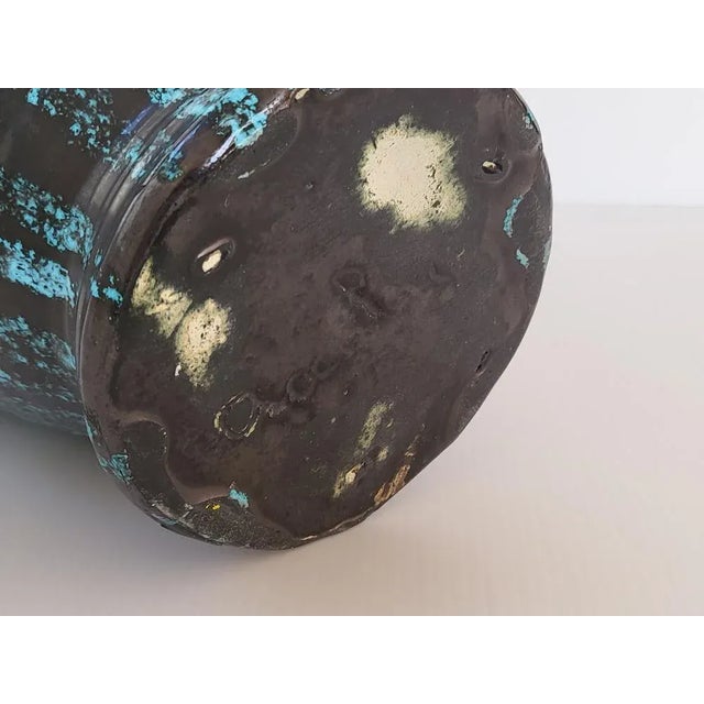 Vintage French Ceramic Vase from Accolay, 1960s For Sale - Image 3 of 9