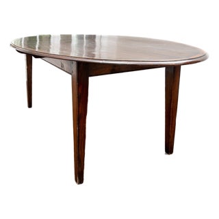 Antique Mahogany Oval Dining Table For Sale