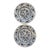 Vintage Mid-Century ModernJ & G Meakin Blue Nordic Dinner Plates-Set of 2 For Sale