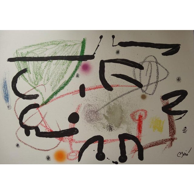 Joan Miro, Maravillas Con Variations Acrosticas 15, Original Lithograph For Sale - Image 4 of 4