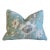 Blue, White & Gray Designer Thibaut Botanical Floral Tree of Life Feather/Down Pillow For Sale